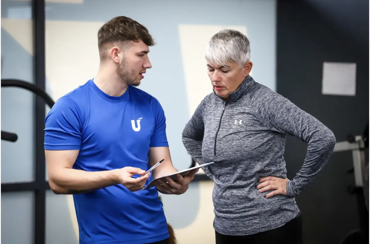 Two members training together